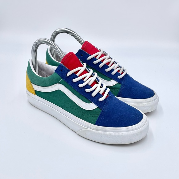 Vans Old Skool Yacht Club Sneakers Womens 6.5 Mens 4.5 Shoe Suede Canvas Skate - Picture 1 of 11